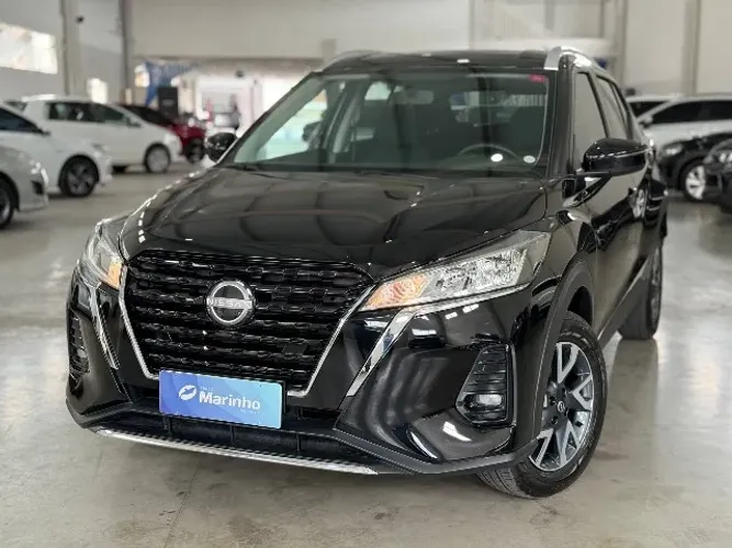  Kicks Sense 1.6 16V Flex AUT 2024 acaito seu carro como entrada mesmo financiado 