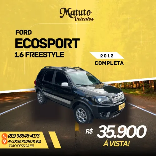 Ford Ecosport Freestyle 1.6 16V Flex 5P 2012