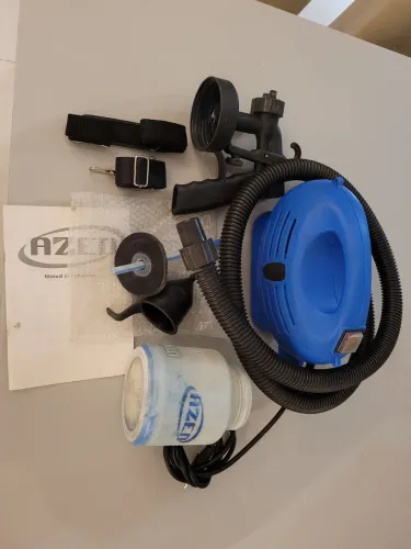 Mini Compressor Com Pistola De Pintura Elétrico Ps-900 220v