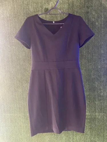 Vestido Preto Clássico Feminino | Tam. 40 | Manga Curta | Excelente Estado