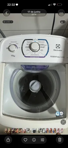 Máquina de Lavar Electrolux Essential Care 11kg - Excelente Estado