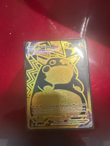 Carta Pokémon Tcg original pikachu v max gold