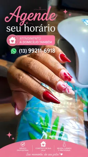 Manicure pedicure e alongamento de unhas molde f1 e Postiça realista