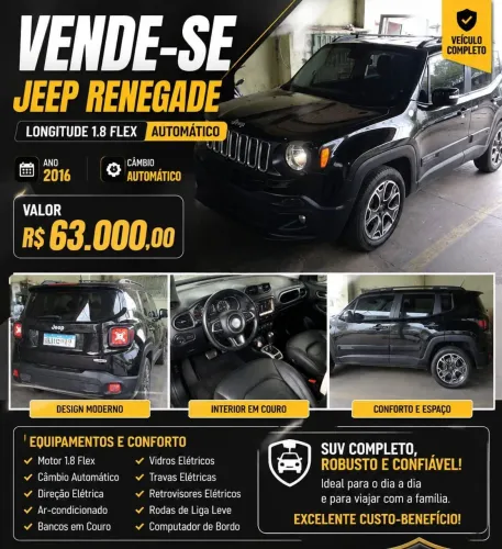 Jeep Renegade Longitude 1.8 4X2 Flex 16V Aut. 2016