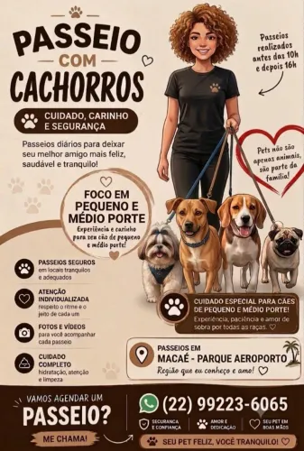 DOG WALKER - PASSEIO COM CÃES 