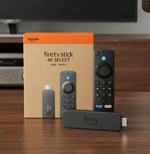 Fire Stick Amazon Fire 4k Select 8gb Wi-fi Controle Alexa