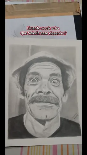 Desenho a lápis 80 reais