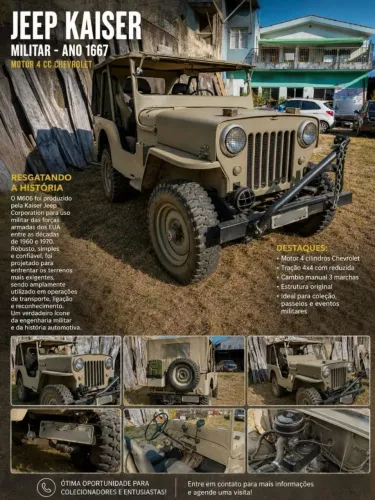 Willys Overland Jeep 2.6 12V Gasolina 2P 1967
