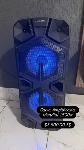 Caixa de som mondial 1500w