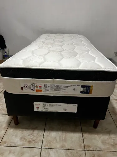 Cama Box Orthocrin + Colchão