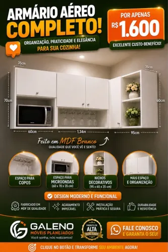 Cozinha em mdf 