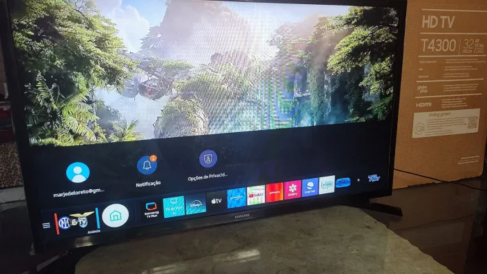 TV SAMSUNG 32 SMART 4K MODELO NOVO COM CAIXA ENTREGO