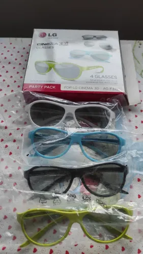 Kit Óculos 3d LG - 4 Óculos Modelo Ag-f315