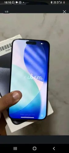 iPhone 15 pro Max de 512 gb todo original troco por 16 pro Max ou 17 pro Max dou volta