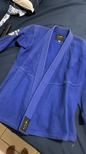 Kimono Azul Trançado