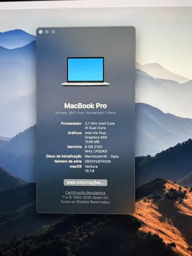 MacBook Pro 13 | 2017 | 256GB i5