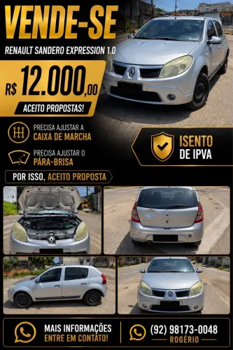 Renault Sandero Expression Hi-flex 1.0 16V 5P 2011
