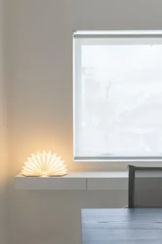 Persiana rolô com tecido thermoscreen 