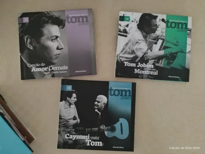 CDs Livretos Tom Jobim unidade