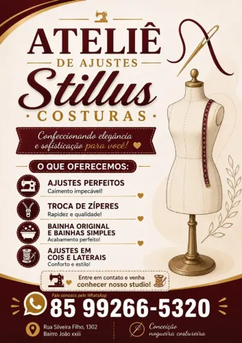 Ateliê de ajustes de costuras