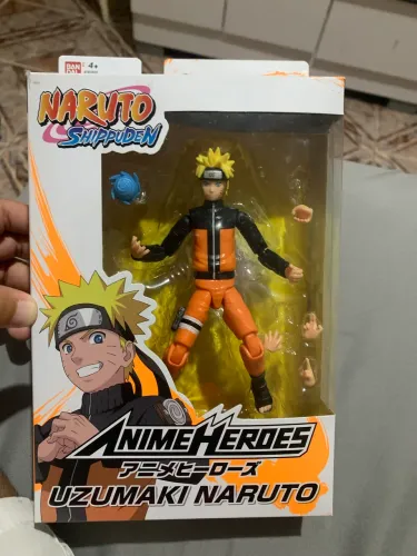 Boneco Articulado Naruto Uzumaki - Naruto Shippuden - Novo na Caixa