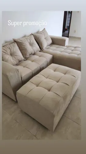 Conforto. Mega mega sofá tamanho 2 metros