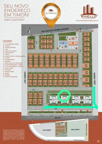 Apartamento condomínio Reserva Alvorada - novo
