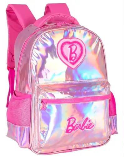 Mochila infantil Barbie Holográfica