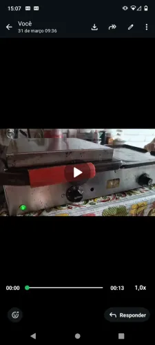 Chapa com prensa elétrica 65 cm PROGÁS