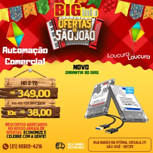 HD Externo 2TB USB 3.0 SSD Portátil de Xbox, PS5, Console, PC