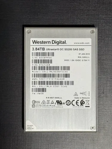 Western Digital 3.84TB Ultrastar® DC SS200 SAS SSD