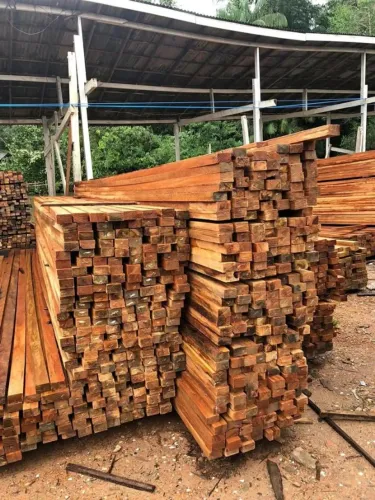 Sua obra começa com madeira de verdade