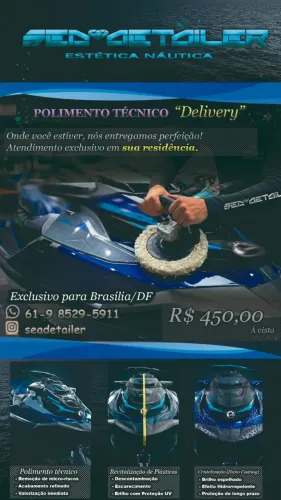 Polimento de JetSki / Polimento de Lanchas