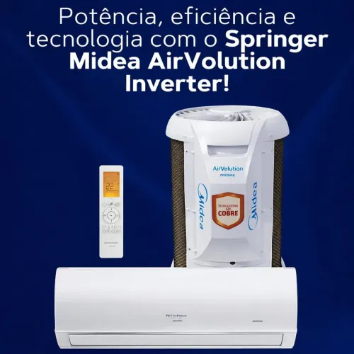 Ar Condicionado Split - Inverter - Airvolution Connect - Midea - 12.000 BTUs