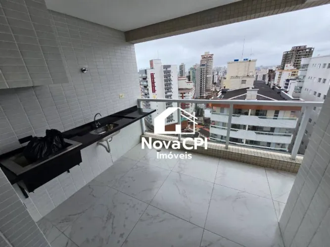 Apartamento para Locação com Vista Mar  2 Quartos, 1 Suíte, Lazer Completo  Praia Grande
