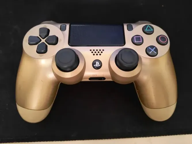 Controle PS4 Dourado Original