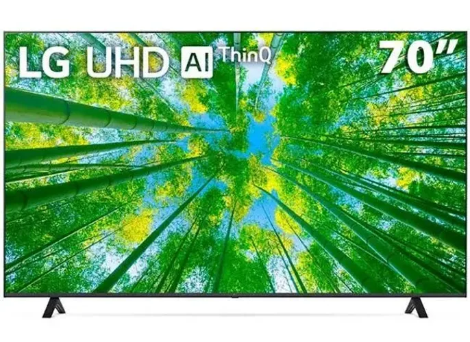 Tv LG uq8050 70 polegadas ThinQ IA