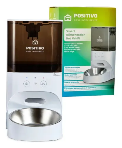 Comedouro Pet Positivo Casa Inteligente 