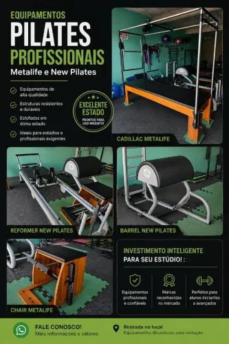 Estúdio de Pilates completo 