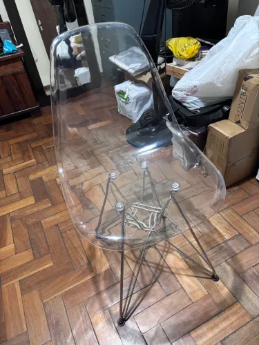 Cadeira acrílico transparente 