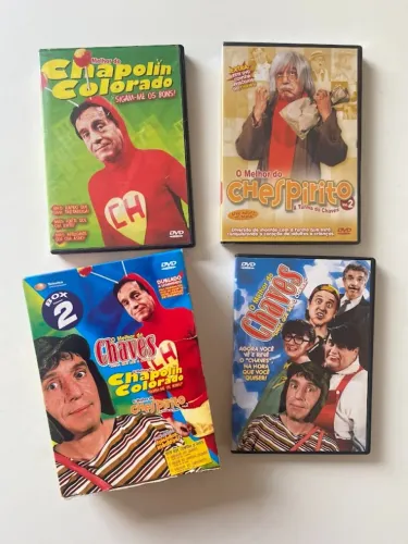 Box 3 DVDs O Melhor do Chaves - Chapolin Colorado - Chespirito Vol. 2 Dublado e legendado