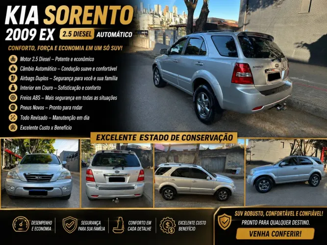 Kia Motors Sorento EX 2.5 140/170cv 4X4 Aut.diesel 2009