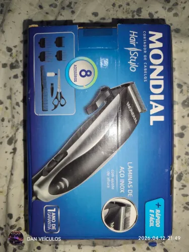 MÁQUINA CABELO PROFISSIONAL MONDIAL