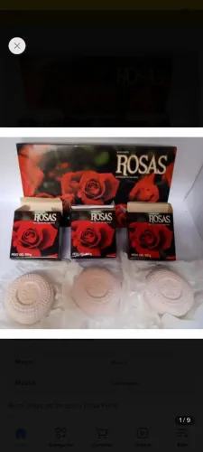 Kit 3 sabonetes Rosas Poços de Caldas. Anos 90, Vintage, peça de colecionador
