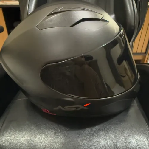 Capacete Asx Preto Fosco Tamanho 64
