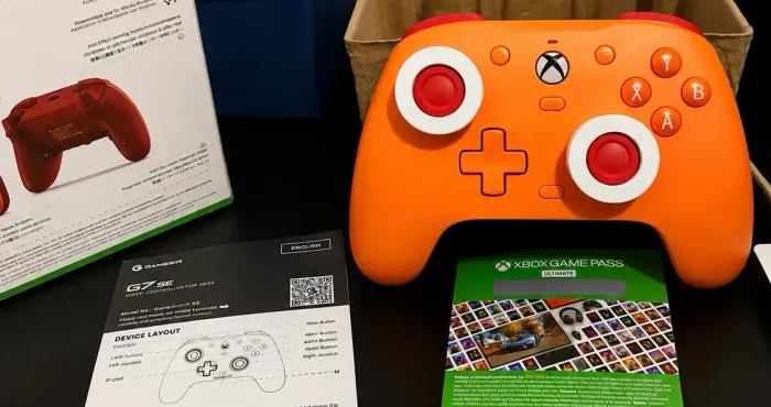 Games ir G7 Laranja - Controle Premium para Xbox