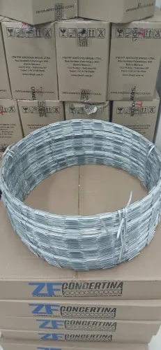 CONCERTINA DUPLA CLIPADA 45CM (METRO)