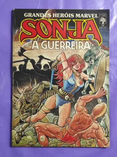 Grandes Heróis Marvel 1ª Série - n° 13 - Sonja A Guerreira - Formatinho - Editora Abril