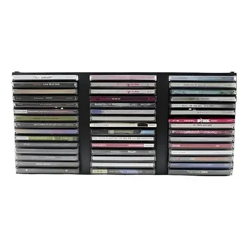 Porta CD estante organizadora modular p/ 45 CDs