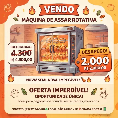 Máquina de Assar Frango ?